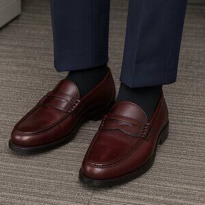 Dexter Men's Burgundy Penny Loafers